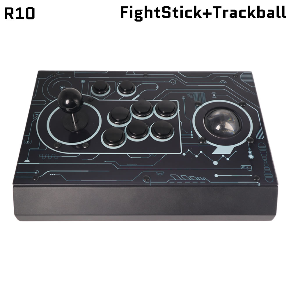 Trackball Controller Arcade - FightBox R10 아케이드 파이트 스틱 Sanwa