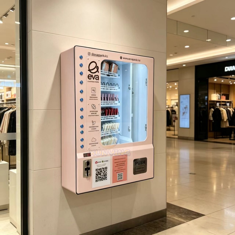 생리대 자판기, 24시간 셀프 서비스, QR 코드 결제 - Vending Machine Qr Code 리뷰 및 가격