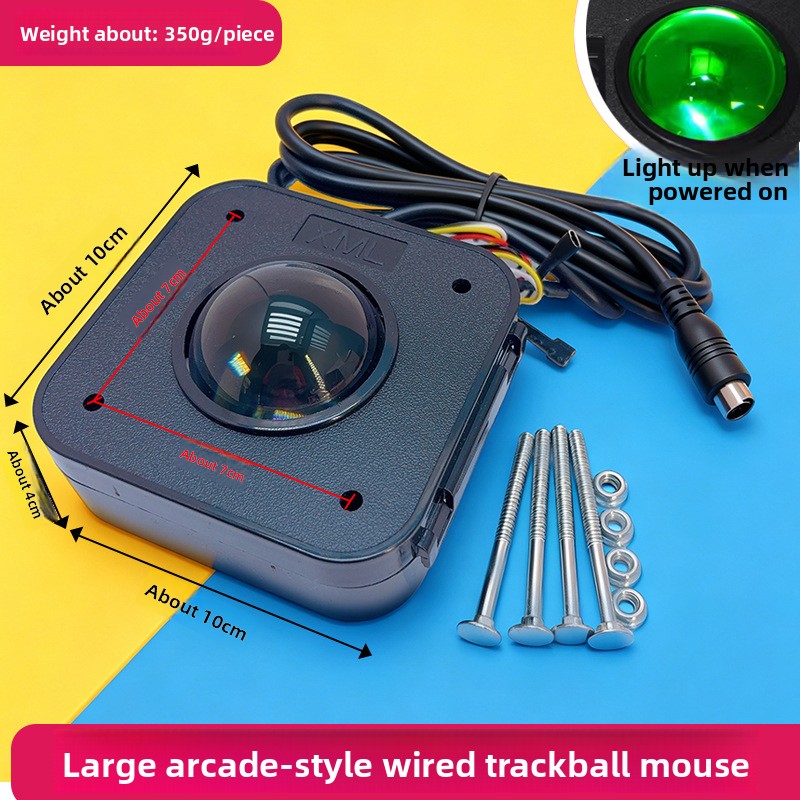 아케이드 게임 액세서리 트랙볼 마우스 투명 볼 방향 제 - Trackball Controller Arcade 리뷰 및 가격